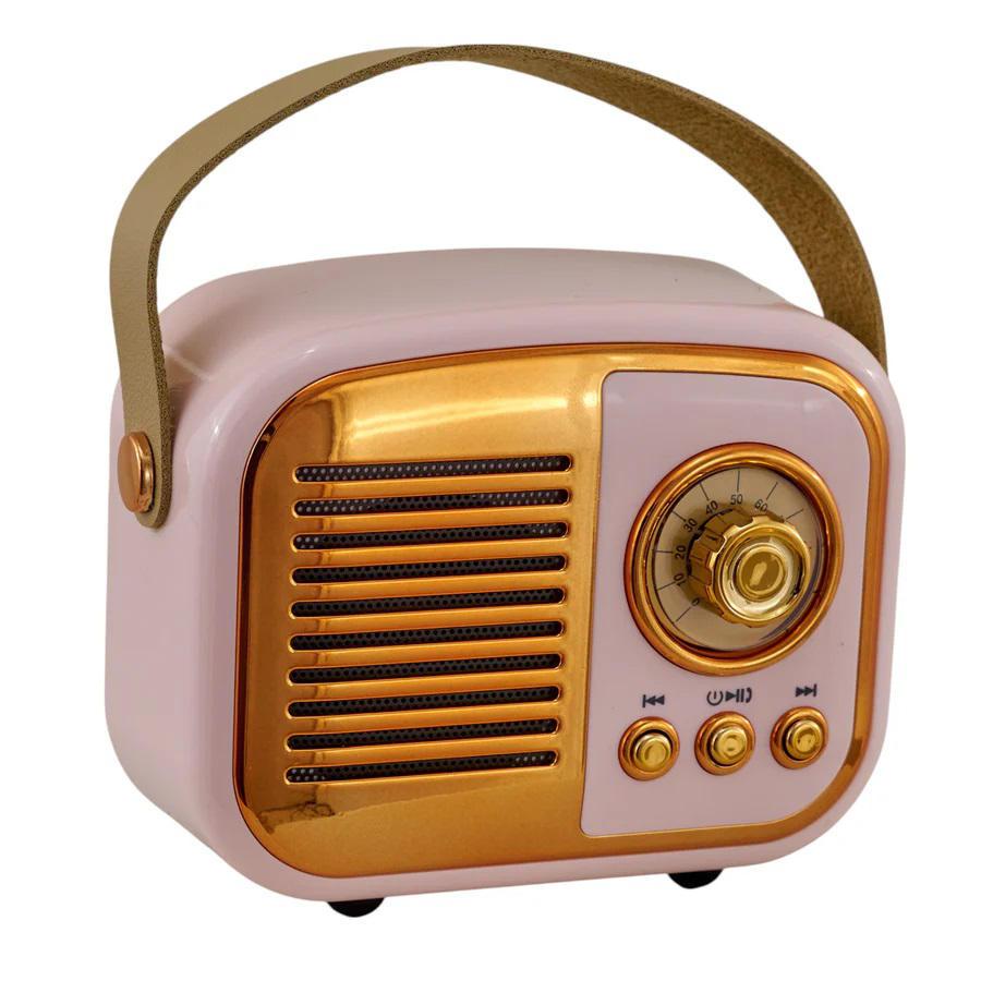 SPEAKER CLASSIC BLUETOOTH ROSA ART.1394017 SPEAKER CLASSIC BLUETOOTH ROSA ART.1394017