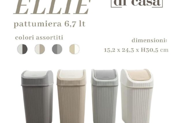 PATTUMIERA ELLIE 6,70 LT COL. ASS. ART.748624