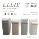 PATTUMIERA ELLIE 20 LT COL. ASS. ART.748822