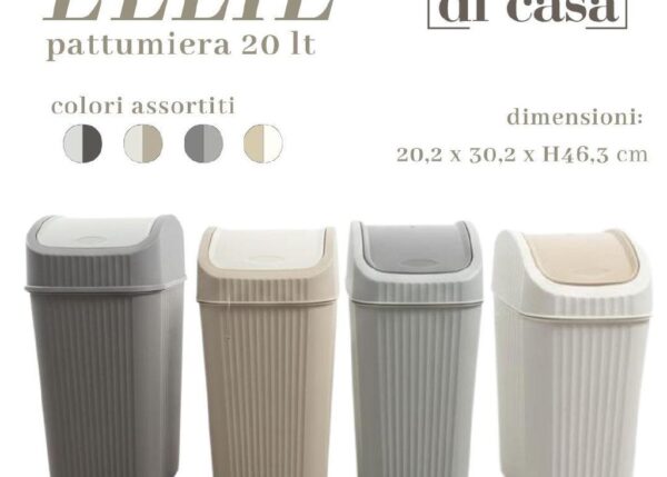 PATTUMIERA ELLIE 20 LT COL. ASS. ART.748822