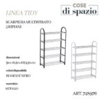 SCARPIERA MULTISTRATO - LINEA TIDY 5 RIPIANI COL. ASS. 50X18,50XH74,50 CM ART.748976