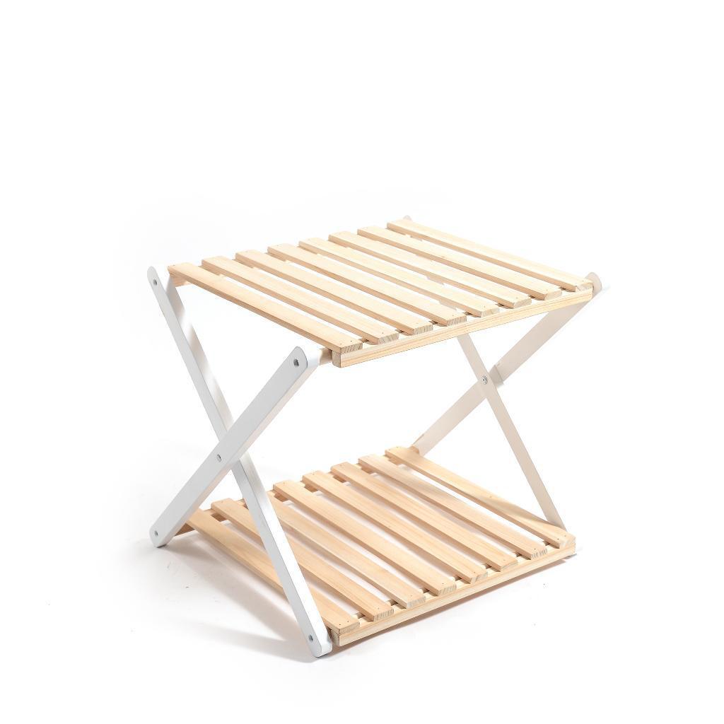 MOBILETTO 2 RIPIANI IN LEGNO 40X33XH.34 CM ART.33389 - MOBILETTO 2 RIPIANI IN LEGNO 40X33XH.34 CM ART.33389 -