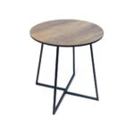 TAVOLINO IN LEGNO E FERRO 40X40XH40 41X4XH.41 CM ART.30781 -