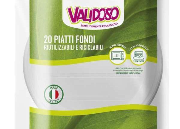 VALIDOSO PIATTI FONDI RIUTILIZZABILI 20PZ
