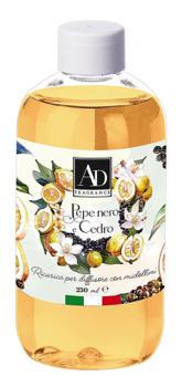 PROFUMATORE AMBIENTE RICARICA X DIFF 250 PEPE+CEDRO ART.121116