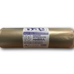 SACCO PATTUMIERA LDPE AMBRA 90X120 ROTOLO 10 PZ