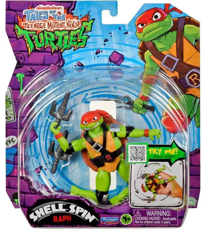 TARTARUGHE NINJA BLISTER SPIN RAPH ART.83269 TARTARUGHE NINJA BLISTER SPIN RAPH ART.83269