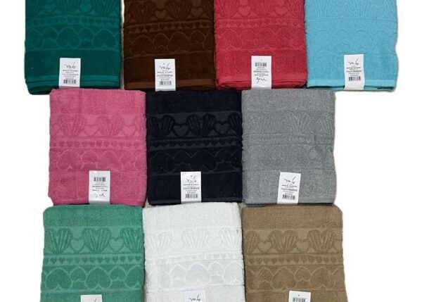 TELO BAGNO JACQUARD 90X140CM COL. ASS. ART.MTB614
