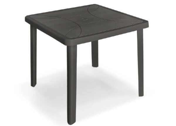 TAVOLO NETTUNO 80X80X72 ANTRACITE