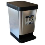 TONTARELLI PATTUMIERA MODA A PEDALE 25LT CARBONIO
