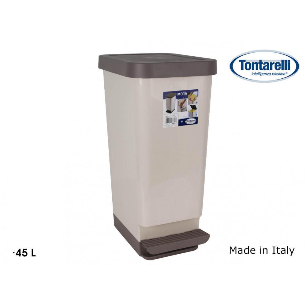 TONTARELLI PATTUMIERA MODA A PEDALE 45LT ANGORÀ/TALPA TONTARELLI PATTUMIERA MODA A PEDALE 45LT ANGORÀ/TALPA