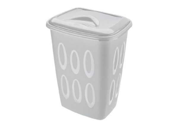 TONTARELLI LAUNDRY BOX 45LT SENZA FORI GRIGIO CHIARO