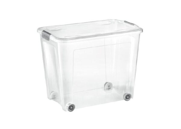 TONTARELLI COMBI BOX 67L C/COPERCHIO CLIPS E RUOTE TRASP/OCE