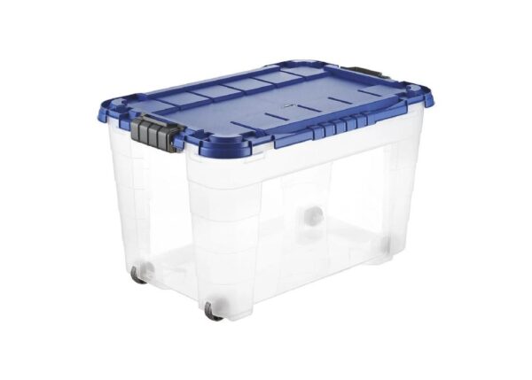 TONTARELLI BOX 4UP 60LT CON RUOTE TRASP/GRAFFITE