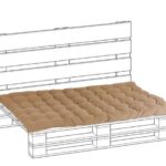 CUSCINO SEDUTA PALLET 120X80XH5CM TORT.