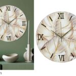 OROLOGIO Ã˜70CM FIORI ART.640653