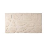 TAPPETO ILARY IN COTONE MORBIDO 100X150CM PANNA 4 ASS ART.675820