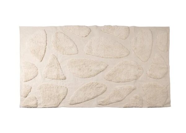TAPPETO ILARY IN COTONE MORBIDO 100X150CM PANNA 4 ASS ART.675820