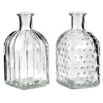 VASO BOTTIGLIE MIX IN 2 DESIGN D. 6.5 H. 14 CM ART.BT16/14