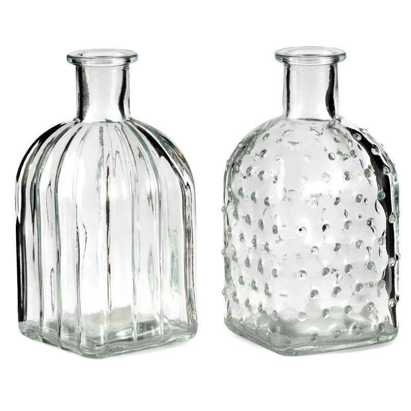 VASO BOTTIGLIE MIX IN 2 DESIGN D. 6.5 H. 14 CM ART.BT16/14 VASO BOTTIGLIE MIX IN 2 DESIGN D. 6.5 H. 14 CM ART.BT16/14