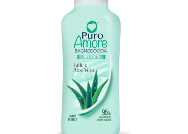 PURO AMORE BAGNODOCCIA 650ML LATTE&ALOE VERA