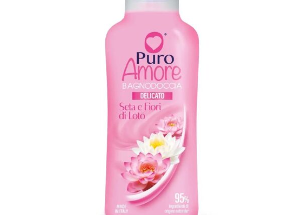 PURO AMORE BAGNODOCCIA 650ML SETA&FIOR DI LOTO