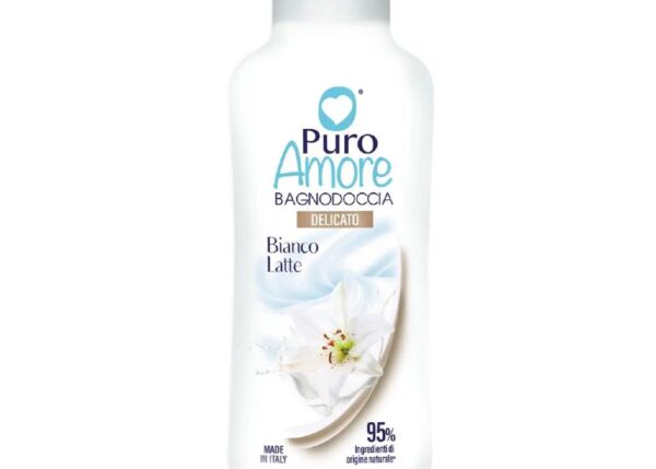 PURO AMORE BAGNODOCCIA 650ML BIANCO LATTE