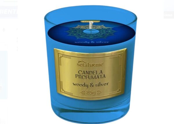 SETABLU CANDELA ARABA 85G WOODY AND SILVER