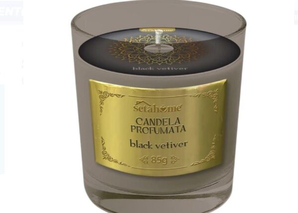 SETABLU CANDELA ARABA 85G BLACK VETIVER