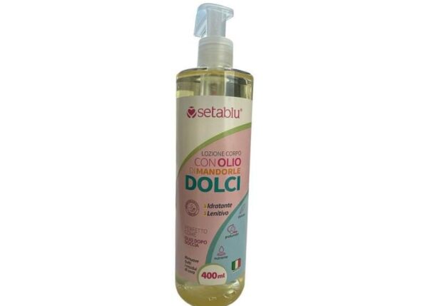 SETABLU LOZIONE CORPO CON OLIO ALLE MANDORLE