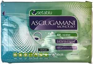 SETABLU ASCIUGAMANI MONOUSO 60X38 6PZ