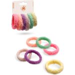 SETABLU ELASTICO PER CAPELLI 6PZ VARI COLORI