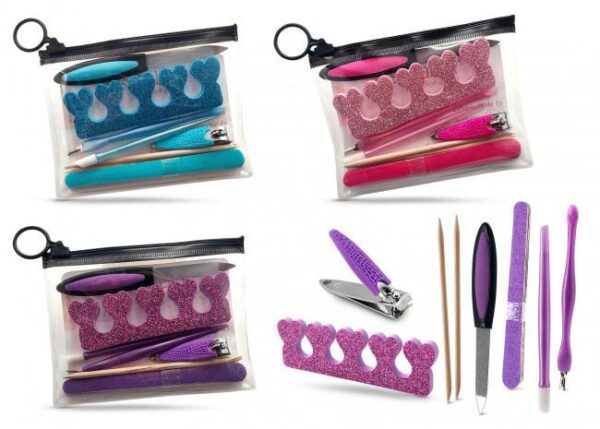 SETABLU SET MANICURE 7PZ IN BUSTINA - VARI COLOR
