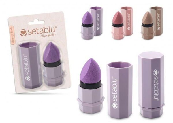SETABLU PENNELLO MAKE UP IN SPUGNA CON CAPPUCCIO COL ASS.