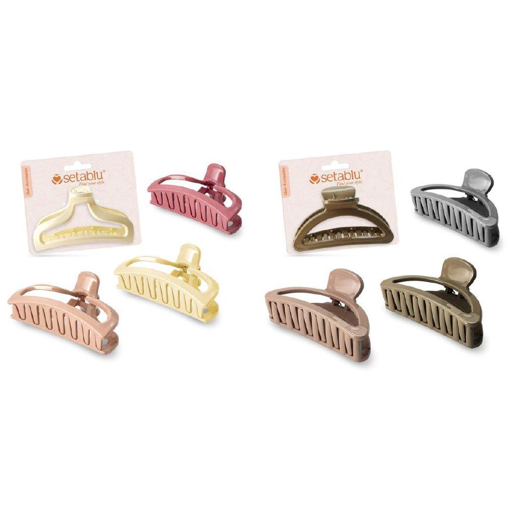 SETABLU PINZA PER CAPELLI COLORATA 9CM - ASS. SETABLU PINZA PER CAPELLI COLORATA 9CM - ASS.