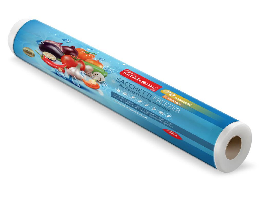 SETABLU ROTOLO SACCHETTI FREEZER 70 PZ 28X40 CM SETABLU ROTOLO SACCHETTI FREEZER 70 PZ 28X40 CM