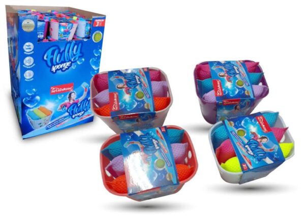 SETABLU FLUFFY SPONGE IN CESTINO3PZ