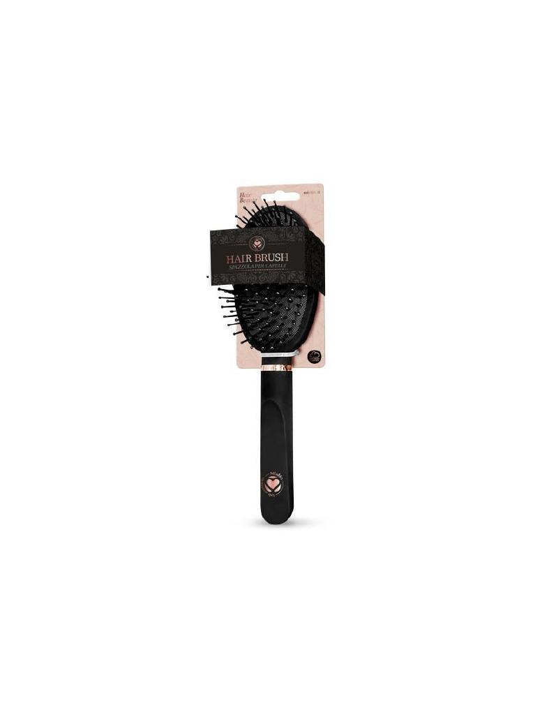 SETABLU SPAZZOLA OVALE NERA - LOGO ROSA SETABLU SPAZZOLA OVALE NERA - LOGO ROSA