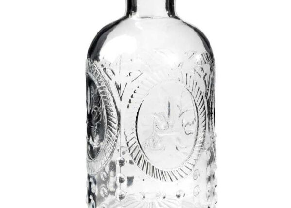 VASO BOTTIGLIA CON DIS.A. RILIEVO DM. 6 H.12.5 CM ART.BT30/13