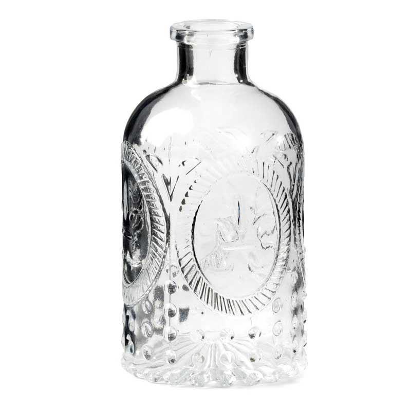 VASO BOTTIGLIA CON DIS.A. RILIEVO DM. 6 H.12.5 CM ART.BT30/13 VASO BOTTIGLIA CON DIS.A. RILIEVO DM. 6 H.12.5 CM ART.BT30/13