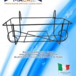 BALCONIERA RETTANGOLARE CIARY 50CM NERO