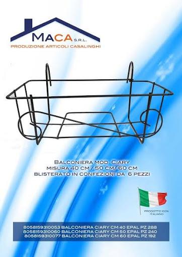 BALCONIERA CIARY 60CM NERO $ BALCONIERA CIARY 60CM NERO $