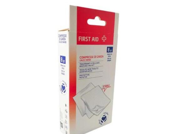 SETABLU COMPRESSE DI GARZA 8PZ 10*4,5 - F.
