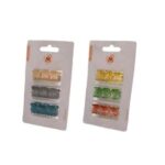 SETABLU PINZETTE CAPELLI SMALL COLORATE 9PZ