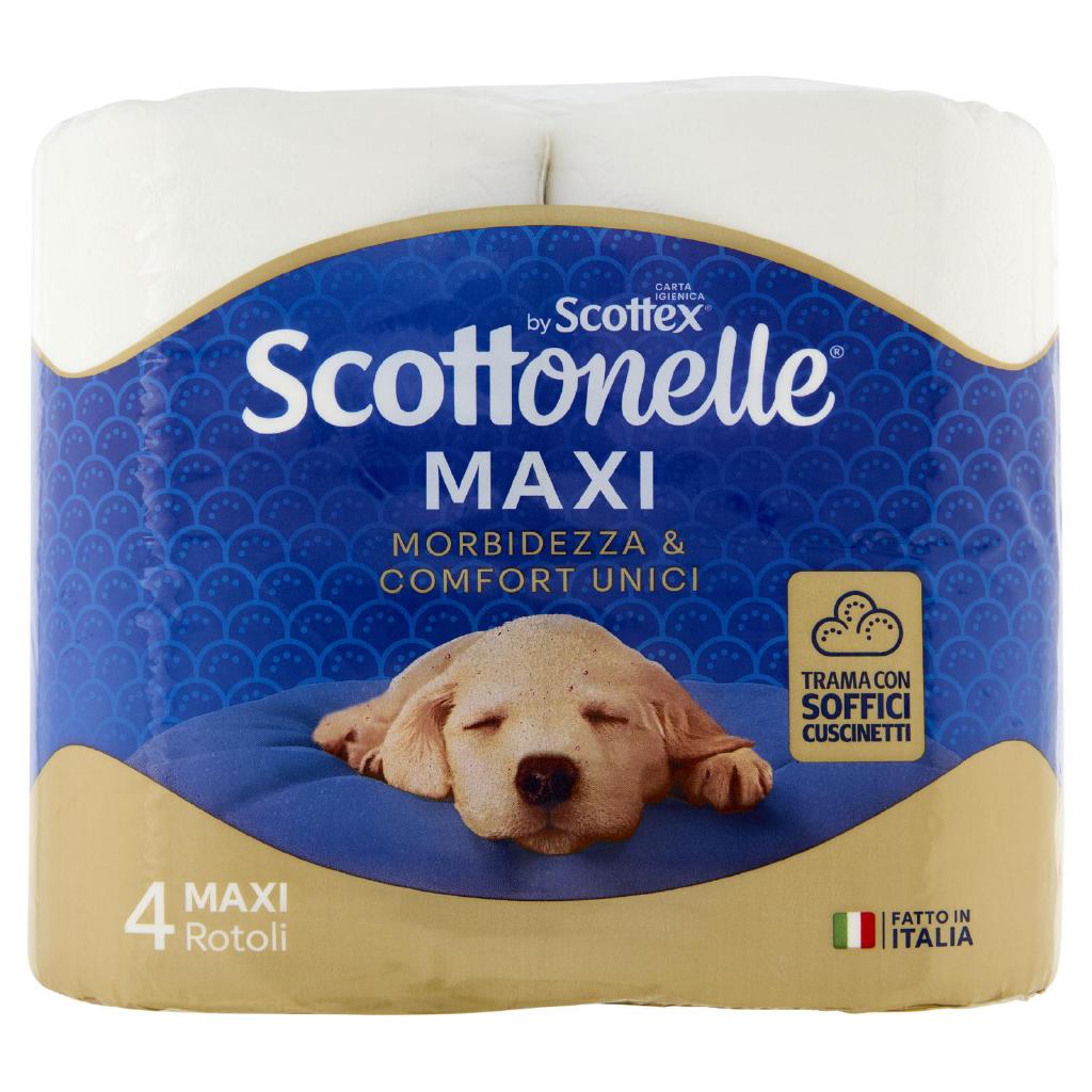 SCOTTONELLE CARTA IGIENICA MAXI 4 ROTOLI SCOTTONELLE CARTA IGIENICA MAXI 4 ROTOLI