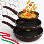 BEE NIDO D'APE PADELLA IDINEA INDUZIONE CM.28 COLORE MARRONE