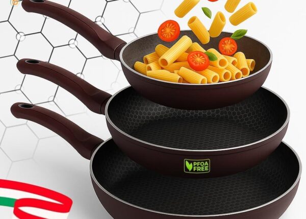 BEE NIDO D'APE PADELLA IDINEA INDUZIONE CM.28 COLORE MARRONE