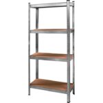 SCAFFALE 4 RIPIANI 30X75XH173CM METALLO ART.612600