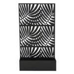 SEPARE' C/FIORIERA 92X33X173CM NERO ART.786928