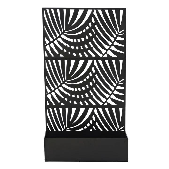 SEPARE' C/FIORIERA 92X33X173CM NERO ART.786928 SEPARE' C/FIORIERA 92X33X173CM NERO ART.786928